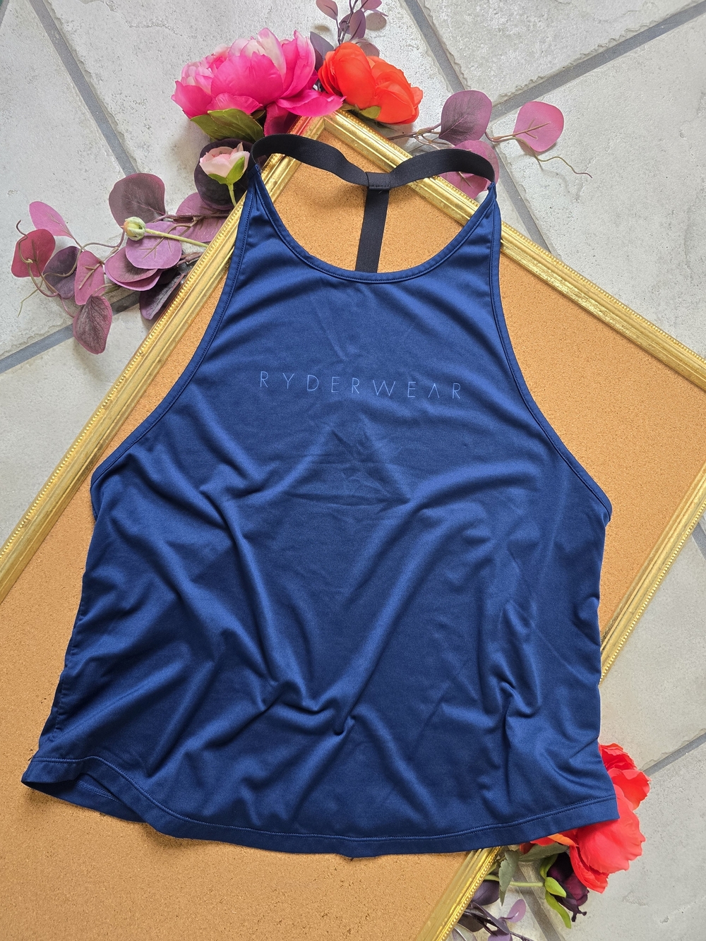 💫 2/$25 Ryderwear Navy T Back Workout Tank